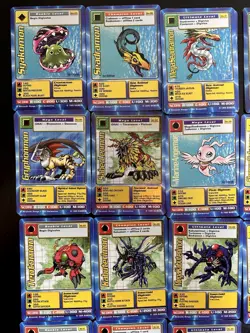 Digimon Card Lot 1999 - 22 Cards: Marineangemon 1st Edition, Kabuterimon - Image 2