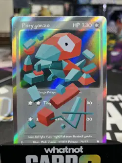 Pokepu - Porygonzo (Porygon) 76/77 - Derpy Pokemon Parody / Fan Art Card - Image 1