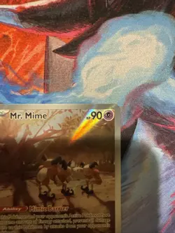 Mr. Mime 179/165 Illustration Rare SV151 Near Mint English Pokemon Card - Image 3