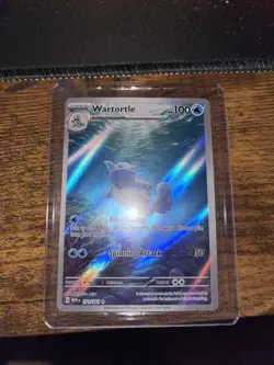 Wartortle 171/165 Illustration Rare SV 151 – Full Art Holo Pokemon Card NM - Image 1