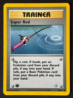 1st Edition Super Rod - Neo Genesis - #103/111 - Vintage Pokemon Card 2000 WOTC - Image 1