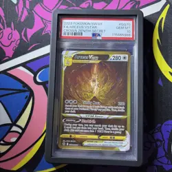 2023 Pokemon Arceus VSTAR GG70 Crown Zenith Gold Holo PSA 10 with Card Bumper - Image 1