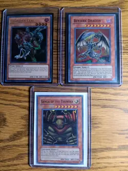 Yu Gi OH Card Lot 18 Cards. Blue eyes, Red eyes, Dark magician. - Image 2