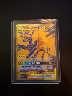 Pikachu & Zekrom GX - SM248 - Pokemon Sun & Moon Promo Ultra Rare Card NM - Image 1