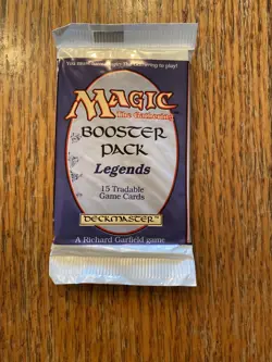 Legends Booster Pack X (1) New Factory Sealed Vintage (RG) 040525.02 4RCards - Image 1