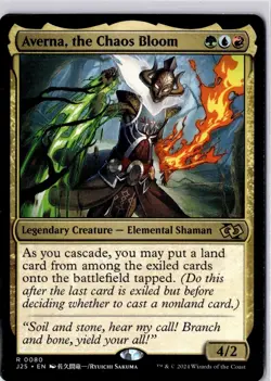Averna, the Chaos Bloom (Anime) Foundations Jumpstart Regular NM R 0080 - Image 1