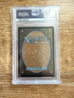 MTG Magic The Gathering Demonic Tutor Foil Etched Commander Masters Foil PSA 8.5 - Image 5