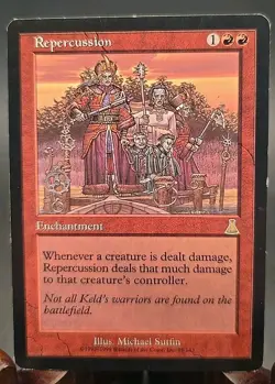 Repercussion Urza's Destiny MTG Regular Moderately Played - Image 1