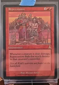 Repercussion Urza's Destiny MTG Regular Moderately Played - Image 3