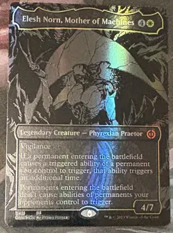 Elesh Norn, Mother of Machines Oil Slick Raised Foil, English MTG - Image 1