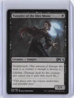 MTG Core Set 2020 #120 Vampire of the Dire Moon Uncommon - Image 1
