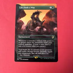 Life Finds A Way Borderless (Non Foil) - MTG Jurassic World NM English - Image 1