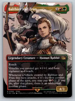 Balthier and Fran (0393) (Borderless) Final Fantasy Regular - Image 1