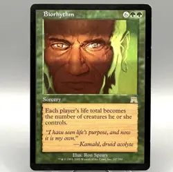 MtG Onslaught ONS Biorhythm MP Moderate Play - Same Day USPS Ground Shipping (A) - Image 1