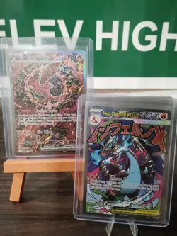 POKEMON TCG MEGA CHARIZARD X EX 023 AND ORICORIO EX 024 BLACK STAR PROMO - MINT! - Image 1