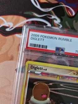 PSA 9 diglett 11/16 pokemon rumble - Image 2