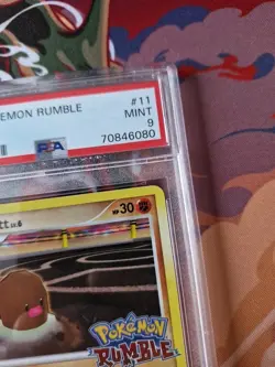 PSA 9 diglett 11/16 pokemon rumble - Image 3