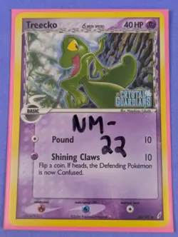 Treecko - 68/100 - Common - Reverse Holo Ex Crystal Guardians - Pokemon - NM - Image 3