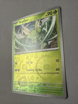 Pokemon TCG * SV Temporal Force * 1/162 Scyther REVERSE HOLO Common * FRESH PK - Image 4