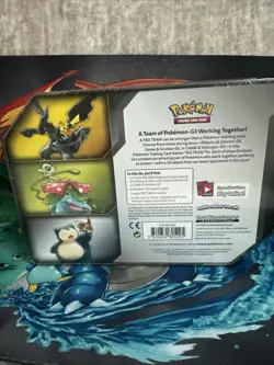 Pokemon TCG Tag Team Eevee Snorlax GX Celebi Venusaur GX Sealed Tins - Image 2