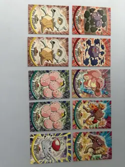 Topps Pokemon Tv Animation Edition Series 2 Lot - 80 Cards Foil And Die Cut - Image 3