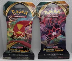 Darkness Ablaze Pokemon Sword & Shield 2020 Sleeved Booster Pack Lot Sealed - Image 1