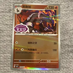 Houndoom Fire Pattern 0506/07 Chinese Gem Pack Vol.3 POKEMON NEAR MINT Stamped - Image 1