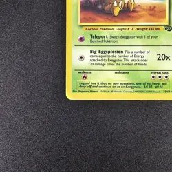 Exeggutor #035 Jungle Set Original Series WOTC Pokemon TCG - Image 2