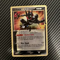 2021 Pokemon SWSH: Sword & Shield Black Star Promo 144 Greninja-Gold Star - Image 1