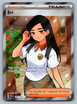 Eri Pokemon Prismatic Evolutions 136/131 Full Art Ultra Rare NM - Image 1