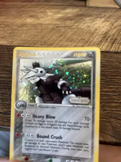 Pokemon TCG Aggron Holo Rare 2/92 EX Legend Maker MP/HP - Image 1