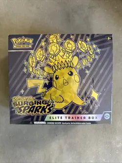 Pokemon TCG Surging Sparks ETB Elite Trainer Box NEW Factory Sealed - Image 1