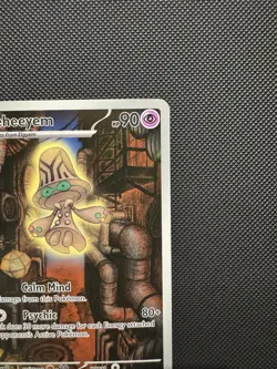 Pokemon TCG Beheeyem 121/086 SV Scarlet & Violet Black Bolt Illustration Rare NM - Image 2