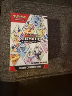Pokemon Prismatic Evolutions Booster Bundle 6 Booster Packs Included - Image 1