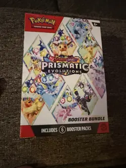 Pokemon Prismatic Evolutions Booster Bundle 6 Booster Packs Included - Image 2