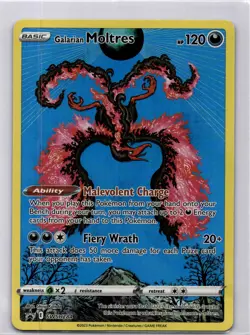 Pokemon Galarian Moltres SWSH284 Sword & Shield Black Star Promo Holo NM - Image 1