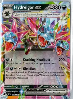 Hydreigon ex - 119/191 Double Rare SV08: Surging Sparks NM Holofoil Pokemon - Image 1