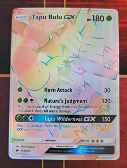 Tapu Bulu GX (Secret) Secret Rare SM - Burning Shadows 149/147 nm Pokemon TCG - Image 1