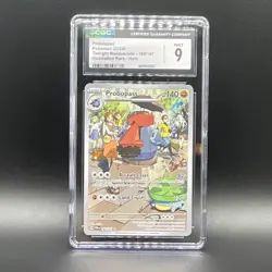 Pokemon Probopass 182/167 Twilight Masquerade CGC 9 Illustration Rare Holo - Image 1