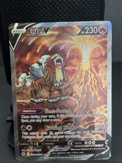 Entei v Crown Zenith Galarian Gallery Holo Ultra Rare Pokemon TCG GG36/GG70 - Image 1