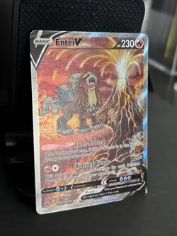 Entei v Crown Zenith Galarian Gallery Holo Ultra Rare Pokemon TCG GG36/GG70 - Image 3