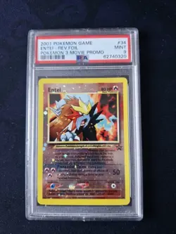 PSA 9 entei black star promo 34 - Image 1