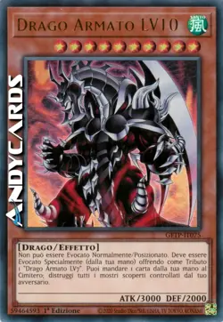 DRAGO ARMATO LV10 • (Armed Dragon Lv10) • Ultra R • GFTP IT075 • 1Ed • Yugioh! - Image 1