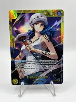 One Piece CCG Trafalgar Law EB03-062 SEC - English - PACK FRESH MINT - Image 1