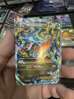 Pokemon TCG M Charizard EX Card 69/106 XY Flashfire 2014 LP/MP Card - Image 1