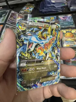 Pokemon TCG M Charizard EX Card 69/106 XY Flashfire 2014 LP/MP Card - Image 2