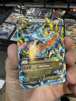 Pokemon TCG M Charizard EX Card 69/106 XY Flashfire 2014 LP/MP Card - Image 3