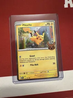 Pokemon TCG Card - Pikachu 018/091 Holo | Trick Or Trade 2024 Set - Image 1