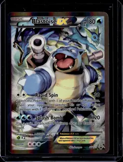 Blastoise EX XY122 / Black Star Promo Card 2016 (LP) / Pokemon TCG - Image 1