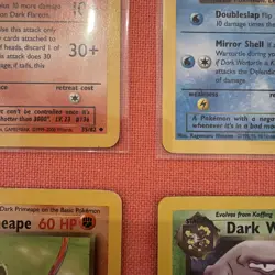 Vintage Pokemon TCG Rocket/Dark Bundle cards LP Inc Holo Dark Weezing - Image 4